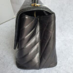 Chanel Coco Handle Medium Black Aged Calfskin with Gold Hardware #GLROR-1 - Image 8