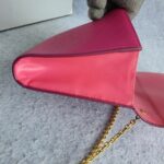 MCM Crossbody Bag Pink Printed Leather With Gold Hardware #OSCL-5 - Image 11