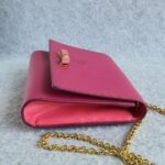 MCM Crossbody Bag Pink Printed Leather With Gold Hardware #OSCL-5 - Image 8