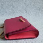 MCM Crossbody Bag Pink Printed Leather With Gold Hardware #OSCL-5 - Image 7