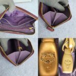 MCM Zippy Long Wallet Burgundy Red Leather With Gold Hardware #OSSU-2 - Image 11