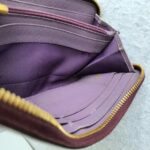 MCM Zippy Long Wallet Burgundy Red Leather With Gold Hardware #OSSU-2 - Image 18