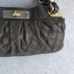 Marc Jacobs Shoulder Bag Black Leather with Gold Hardware #OSUY-1 - Image 4