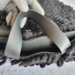 Anya Hindmarch Shopper Shag Eye Black Chunky Wool with Leather and Gold Hardware #OTEY-4 - Image 15