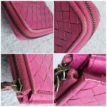 Bottega Veneta Zippy Long Wallet Pink Nappa Leather Wallet #OSRR-6 - Image 10