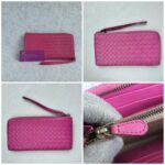 Bottega Veneta Zippy Long Wallet Pink Nappa Leather Wallet #OSRR-6 - Image 2