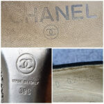 Chanel SZ39C Pump Black Canvas Shoes #OSUK-1 - Image 10