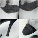 Chanel SZ39C Pump Black Canvas Shoes #OSUK-1 - Image 7