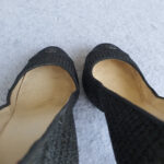 Chanel SZ39C Pump Black Canvas Shoes #OSUK-1 - Image 8