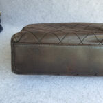 Chanel Vintage Bag Dark Brown Lambskin with Silver Hardware #OCLK-12 - Image 11