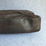 Chanel Vintage Bag Dark Brown Lambskin with Silver Hardware #OCLK-12 - Image 12