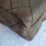 Chanel Vintage Bag Dark Brown Lambskin with Silver Hardware #OCLK-12 - Image 16