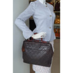 Chanel Vintage Bag Dark Brown Lambskin with Silver Hardware #OCLK-12 - Image 25