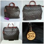 Chanel Vintage Bag Dark Brown Lambskin with Silver Hardware #OCLK-12 - Image 2