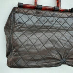 Chanel Vintage Bag Dark Brown Lambskin with Silver Hardware #OCLK-12 - Image 5