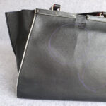 Fendi 3jours Black Leather with Silver Hardware #GUELS-1 - Image 3