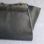 Fendi 3jours Black Leather with Silver Hardware #GUELS-1 - Image 4
