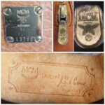 MCM Pouch Brown Coated Canvas With Gold Hardware #OSOT-3 - Image 22