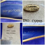 Sergio Rossi Peeptoe Size37 Blue Suede Leather Shoes #GLROS-3 - Image 8