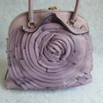 Valentino Garavani Petale Purple Lambskin with Gold Hardware #OYRY-17 - Image 3