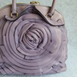 Valentino Garavani Petale Purple Lambskin with Gold Hardware #OYRY-17 - Image 5