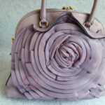 Valentino Garavani Petale Purple Lambskin with Gold Hardware #OYRY-17 - Image 4