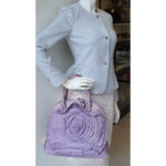 Valentino Garavani Petale Purple Lambskin with Gold Hardware #OYRY-17 - Image 38