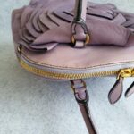 Valentino Garavani Petale Purple Lambskin with Gold Hardware #OYRY-17 - Image 10
