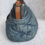Chanel 2way-bag Brown/Blue Calf Leather with Ruthenium Hardware #OTYU-1 - Image 7
