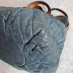 Chanel 2way-bag Brown/Blue Calf Leather with Ruthenium Hardware #OTYU-1 - Image 12