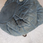 Chanel 2way-bag Brown/Blue Calf Leather with Ruthenium Hardware #OTYU-1 - Image 14