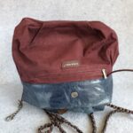 Chanel 2way-bag Brown/Blue Calf Leather with Ruthenium Hardware #OTYU-1 - Image 29