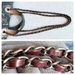 Chanel 2way-bag Brown/Blue Calf Leather with Ruthenium Hardware #OTYU-1 - Image 24