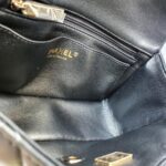 Chanel Mini Flap With Top Handle Black Lambskin with Gold Hardware #OTST-1 - Image 31