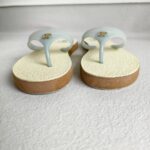 Chanel Sandals Grey/White Size 37 #OOSS-2 - Image 3