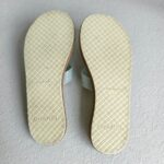 Chanel Sandals Grey/White Size 37 #OOSS-2 - Image 8