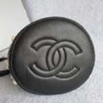 Chanel Small Pearl Bucket Bag Black Lambskin/faux Pearl with Gold Hardware #OTLR-2 - Image 7