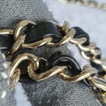 Chanel Small Pearl Bucket Bag Black Lambskin/faux Pearl with Gold Hardware #OTLR-2 - Image 12