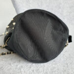 Chanel Small Pearl Bucket Bag Black Lambskin/faux Pearl with Gold Hardware #OTLR-2 - Image 20