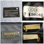 Chanel Small Pearl Bucket Bag Black Lambskin/faux Pearl with Gold Hardware #OTLR-2 - Image 13
