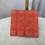 Chanel Traveline Bi-fold Wallet Red Canvas with Leather and Silver Hardware #OTUS-3