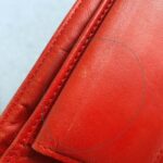 Chanel Traveline Bi-fold Wallet Red Canvas with Leather and Silver Hardware #OTUS-3 - Image 12