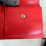 Chanel Traveline Bi-fold Wallet Red Canvas with Leather and Silver Hardware #OTUS-3 - Image 11