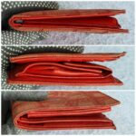 Chanel Traveline Bi-fold Wallet Red Canvas with Leather and Silver Hardware #OTUS-3 - Image 4