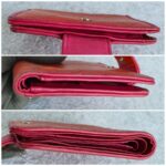 Chanel Wallet Red/Pink Lambskin with Silver Hardware #OTUS-2 - Image 8