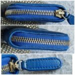 Chanel Zippy Card Holder Blue Calfskin with Silver Hardware #OTUY-3 - Image 5