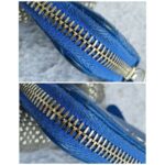 Chanel Zippy Card Holder Blue Calfskin with Silver Hardware #OTUY-3 - Image 8