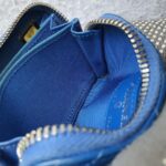 Chanel Zippy Card Holder Blue Calfskin with Silver Hardware #OTUY-3 - Image 13