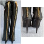 Giuseppe Zanotti Boots Size39 Black Leather Shoes #OSRC-11 - Image 10