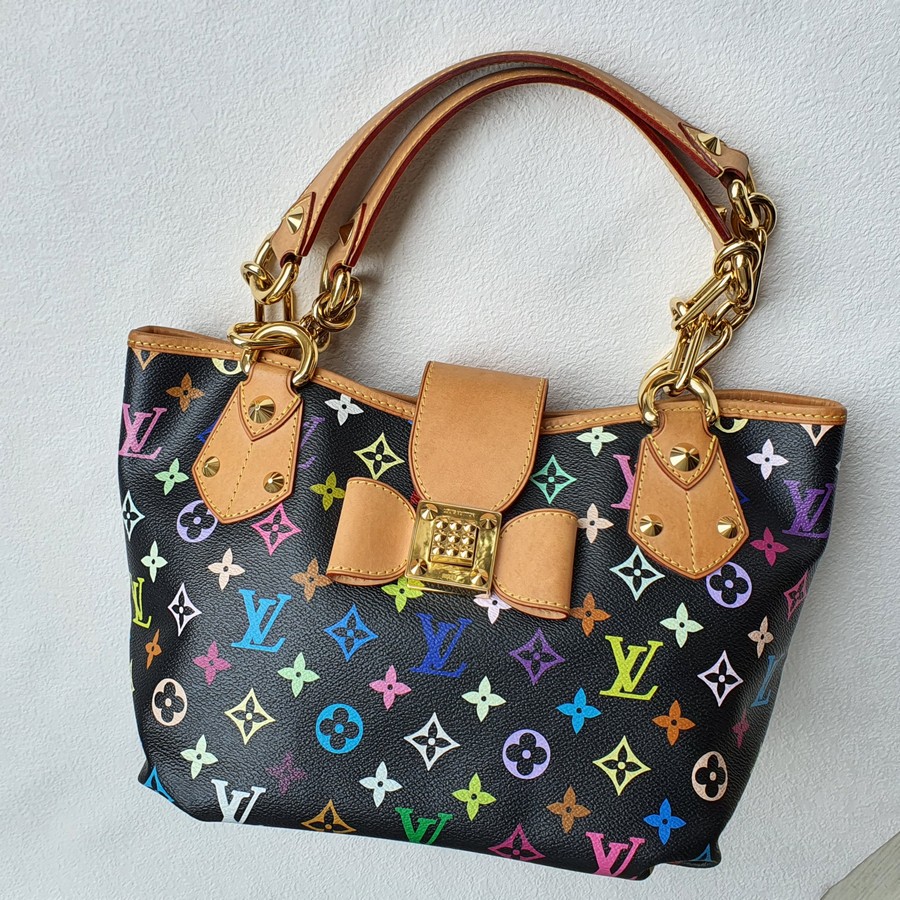 LV-Annie-Multicolor-Black-Monogram-Canvas-with-Leather-and-Gold-Hardware #OTCK-1 (1)